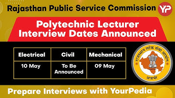 Interview Guidance for RPSC Lecturer | RPSC Polytechnic Lecturer Interview preparation