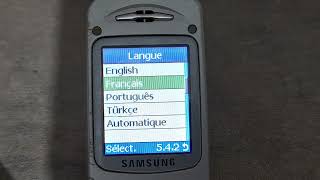 Samsung Sgh-X430 Languages