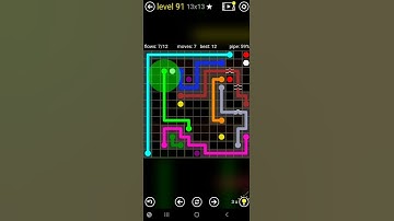 How To Solve Flow Free Bridges 13x13 Mania Pack Level 91 Board Walk Through Solution Walkthrough
