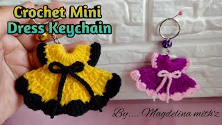 Crochet Mini Dress For Keychain