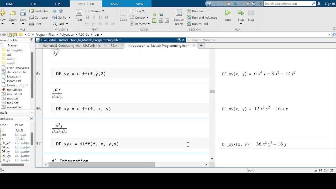 Symbolic Mathematics with MATLAB - YouTube