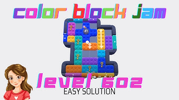 Color Block Jam Level 602 Easy Solution Walkthrough