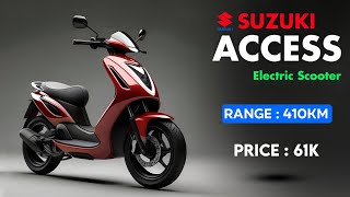 Suzuki Access Electric Scooter 2024 | RANGE : 410KM | LAUNCH DATE & Price