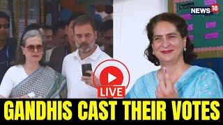 Delhi Lok Sabha Election 2024 Live Updates: Rahul and Sonia Gandhi Cast Their Votes | LIVE News N18L