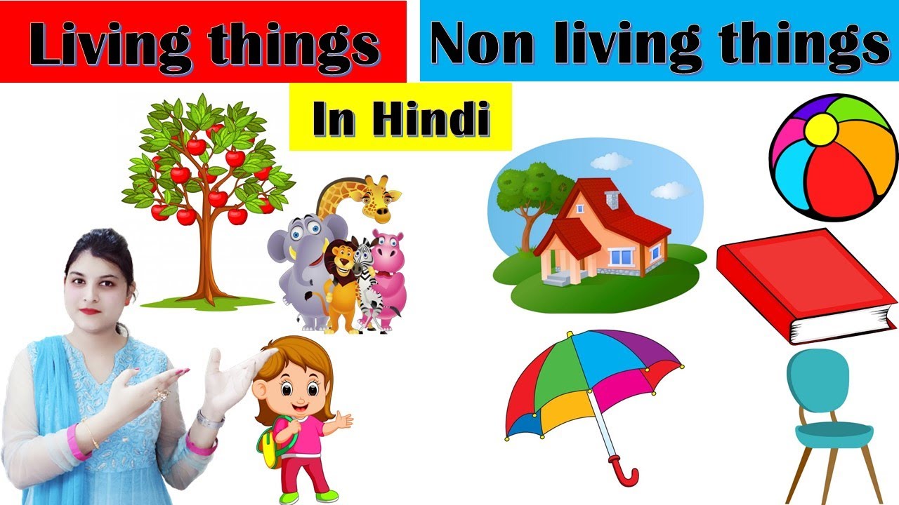 essay on living things in hindi