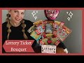 How to make a lottery ticket bouquet  easy diy scratch ticket bouquet