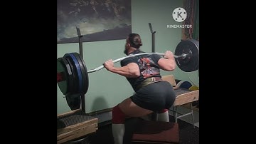 Buffalo bar box squat at parallel height: 240kg/529lbs #conjugatemethod
