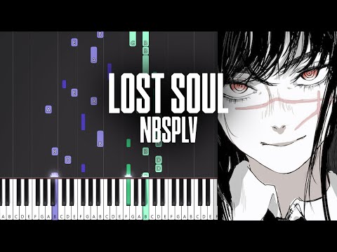 Lost Soul Slowed NBSPLV Piano Tutorial MIDI