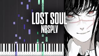 Lost Soul (Slowed) - NBSPLV - Piano Tutorial + MIDI