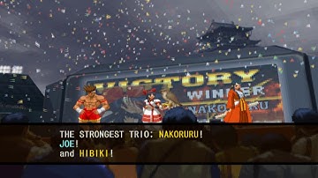 Capcom vs. SNK 2: Mark of the Millennium 2001 - Nakoruru/Joe/Hibiki - Arcade Mode Playthrough