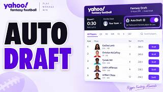 How To Auto Draft On Yahoo Fantasy Football - Step by Step