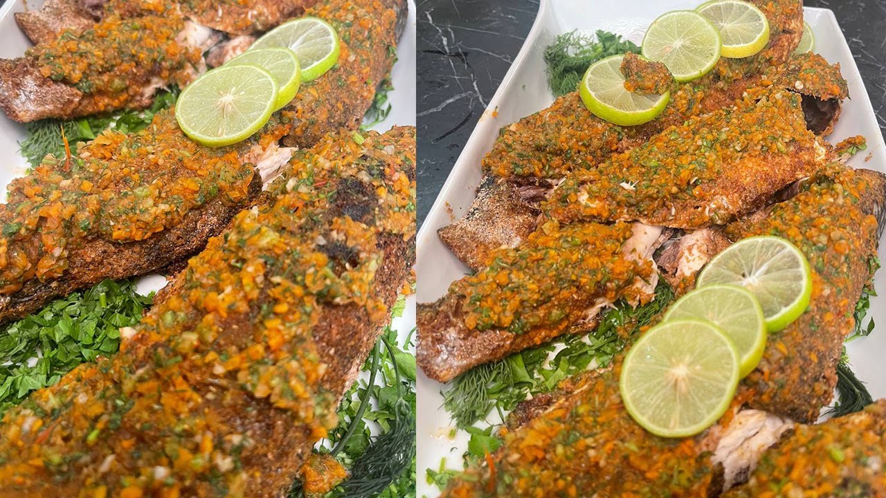 طريقة عمل سمك مشوي بالردة | سنة أولى طبخ مع الشيف آلاء الجبالي