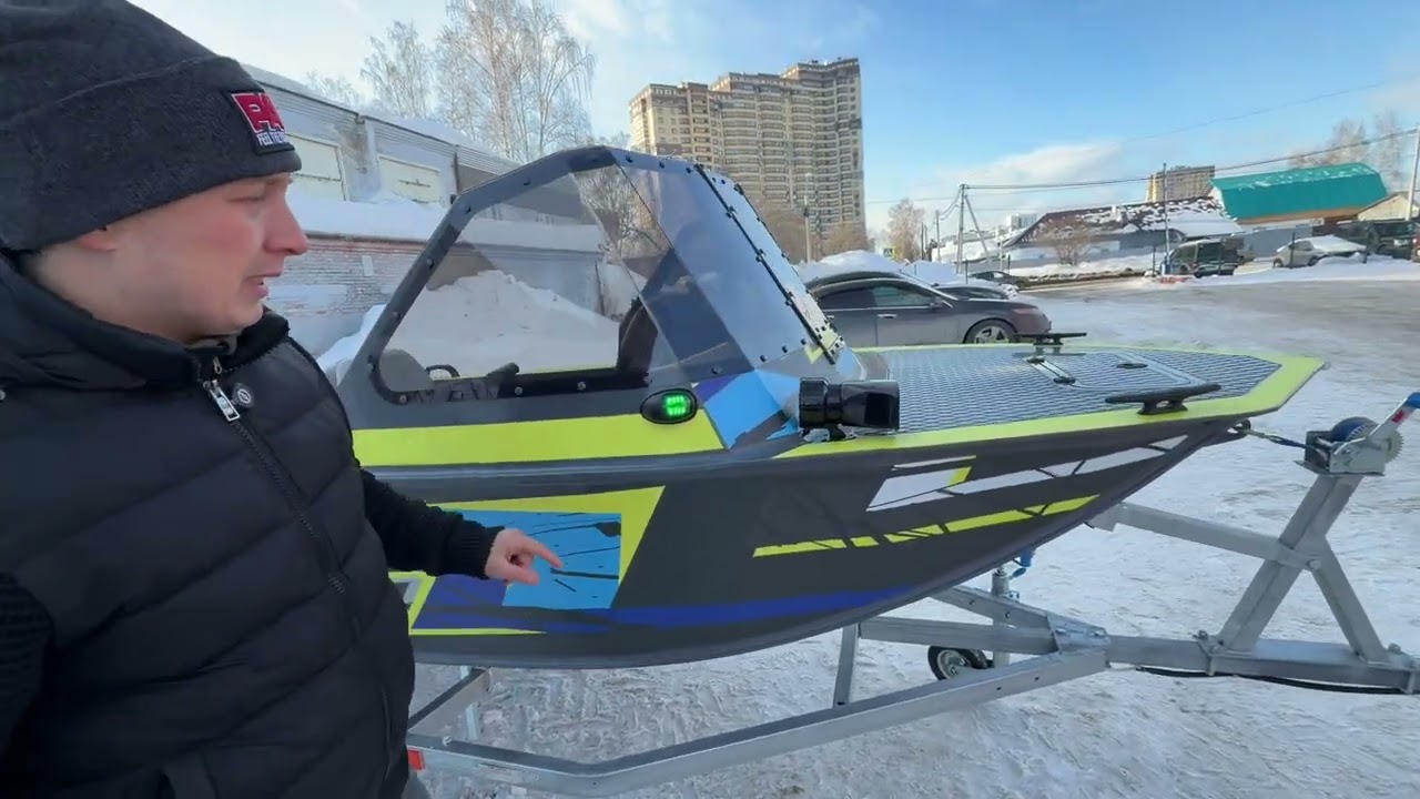 Лодка пнд Парабель 410П. Готовый комплект