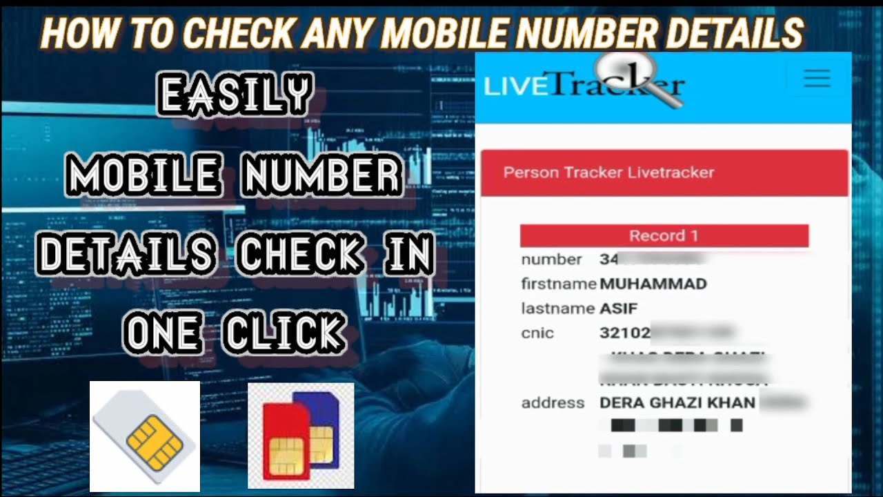 How to check any mobile number details in one click - YouTube