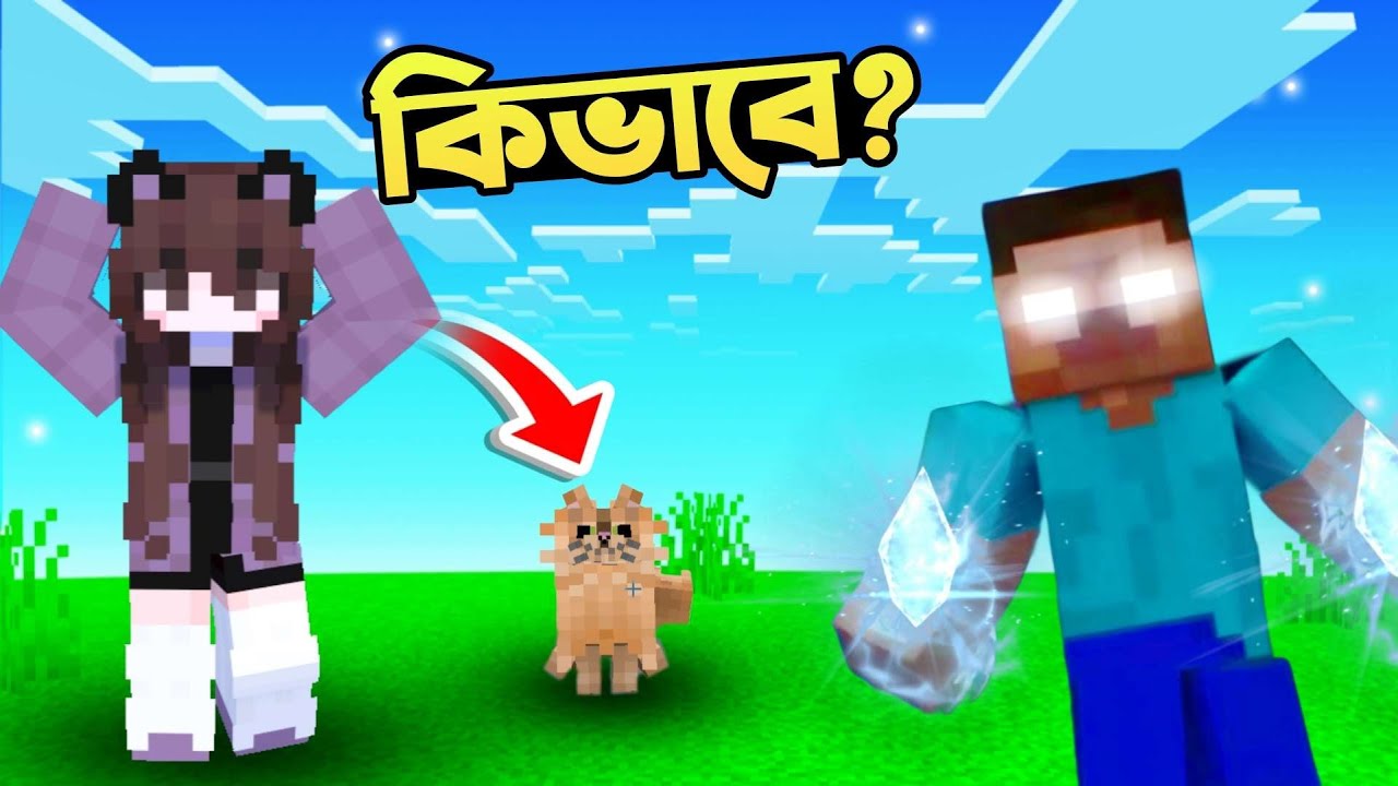 herobrine আমাকে বিড়াল বানায় দিছে || Irana Playss
