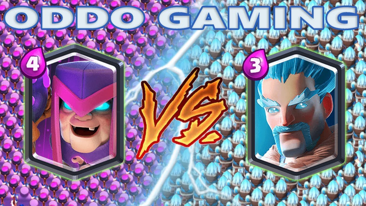 MOTHER WITCH vs ICE WIZARD - Clash Royale Battle 