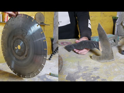 Топор томагавк из алмазного диска. DIY