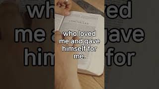 오늘의 한 구절 Galatians 2:20 ESV / 들으면서 외우는 성경 암송 / 반복 듣기 / 집중 반복 / 외워질 때까지 / 지혜와 명철을 얻는 성경 암송