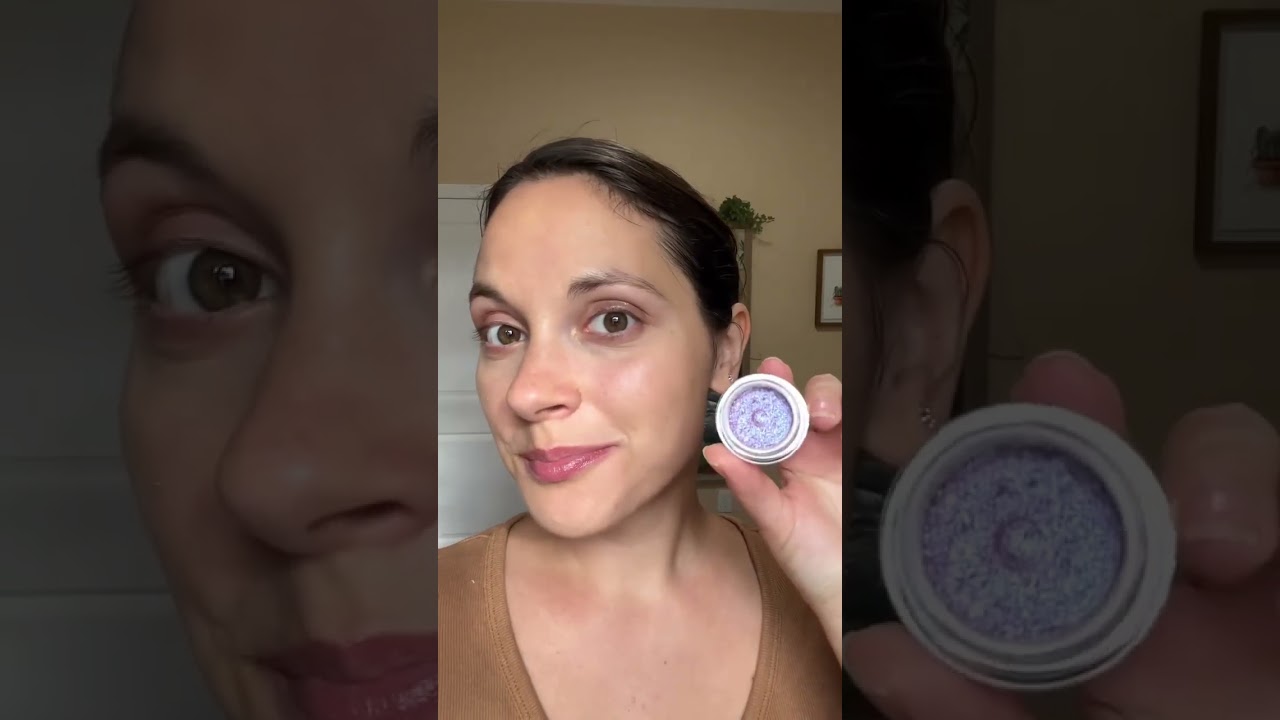 ✨ A glittery makeup look using pigmented products from Bodyography and Evio Beauty! ✨