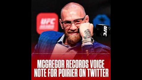 Conor McGregor send a voice massage to Dustin " I’m coming for you, peahead.” 👀