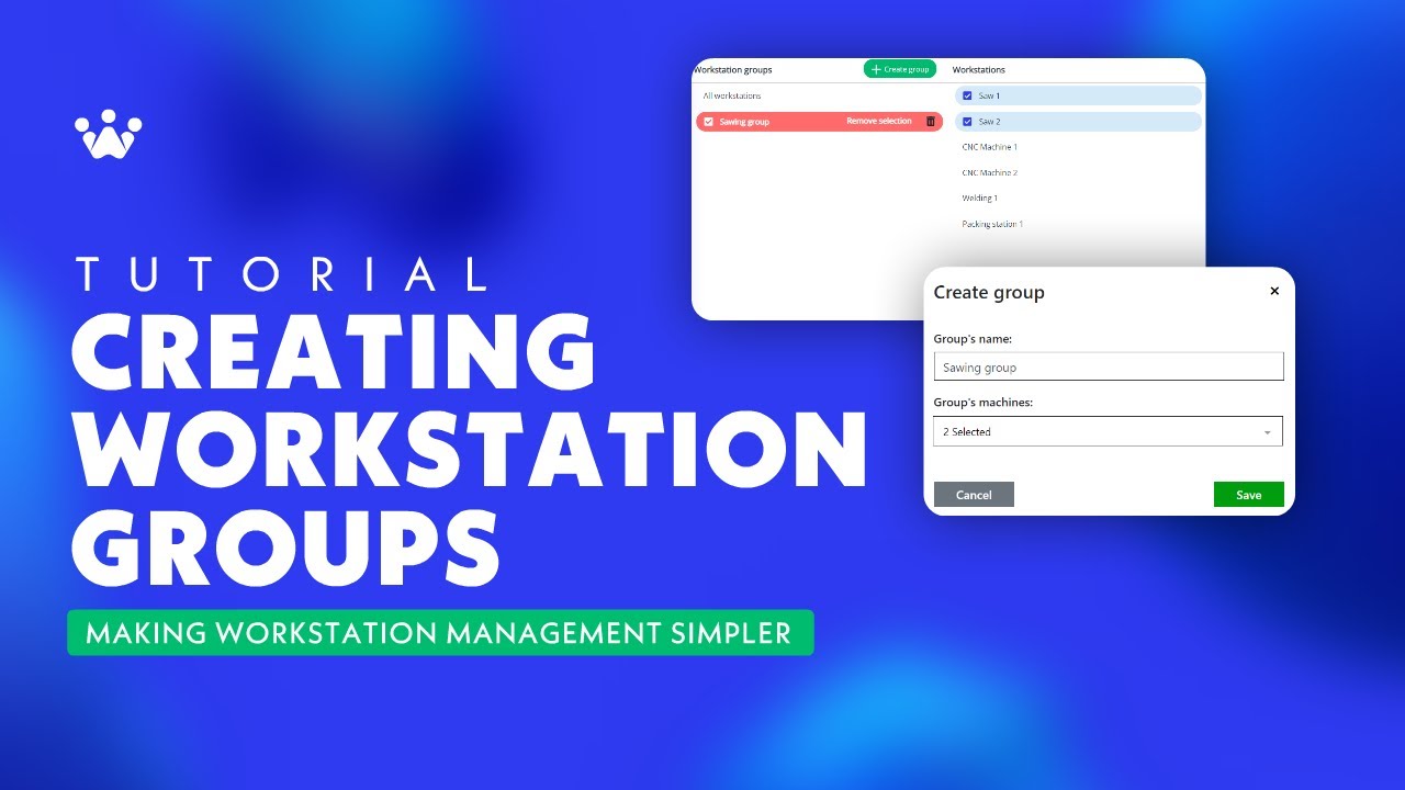 Creating workstation groups - YouTube