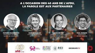 Afdu-40 Ans Table-Ronde Partenaires Premium De La Soirée Anniversaire