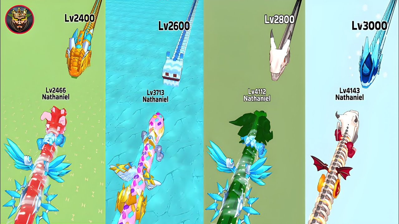 Snake Clash! From Level 2400 To 3000 - Ultimate All Snake Boss Fight ...