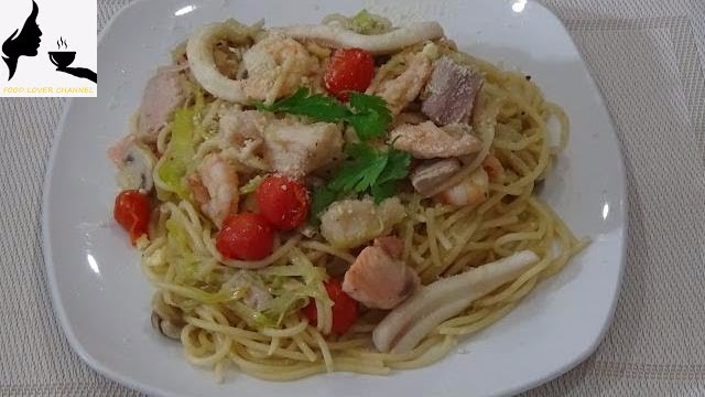 Spaghetti Marinara With Leek