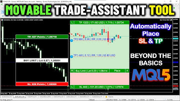 🔴Forex Trading COURSE. How To Create SEXY Trade ASSISTANT TOOL Panel FREE In MQL5 - PART 255 #forex