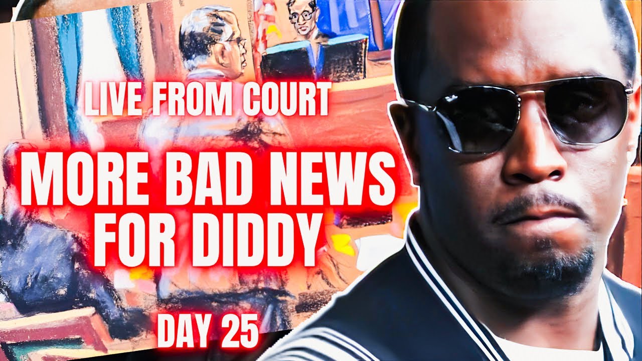 Live From Diddy Trial Day 25: Diddy BEGS Judge To Get Rid Of NEW Juror ...