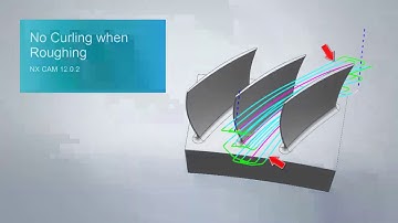 #11 NX CAM 12.0.2 Chiến lược vào và ra của dao trong nguyên công phá thô cánh tuabin