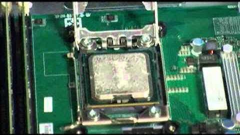 IBM iData Plex Install a Microproecssor and Heat Sink