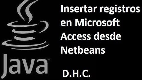 Java - Insertar registros en Microsoft Access desde Netbeans