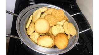 KUTENGENEZA BISCUIT NA SUFURIA/KWENYE GESI/ HOW TO MAKE BISCUITS WITHOUT OVEN