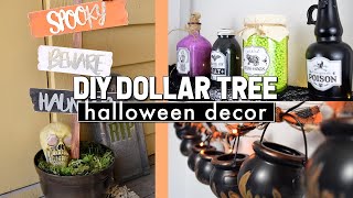 DIY DOLLAR TREE HALLOWEEN DECOR 🎃 (HalloWeek 2020 Ep. 1) || Actually Alli