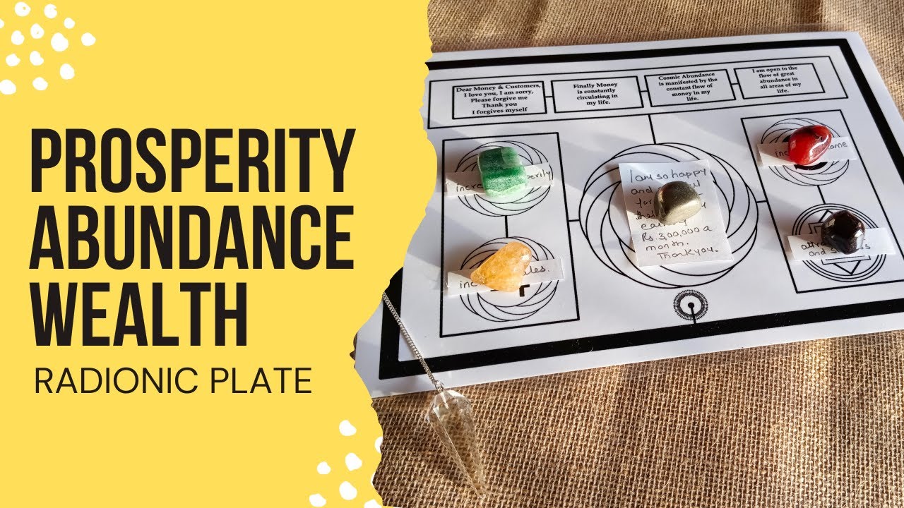 Radionic Scale Plate Prosperity Abundance Wealth Radionic Circuit/Plate - YouTube