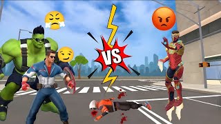Spider fighter 3 🔥| captain America and Spiderman fight 😱 seen | captain America civil war game  screenshot 1