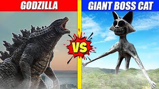 Godzilla vs Giant Boss Cat (Zoonomaly) | SPORE