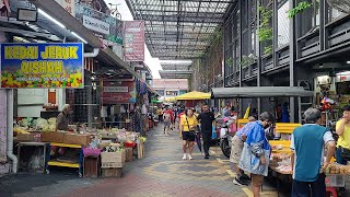 [4K] Пенанг, пешеходный утренний рынок Чораста | Пешеходная экскурсия по Малайзии