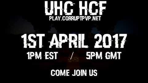 CorruptPVP UHC HCF Trailer "" MY SERVER !! "" RELEASES APRIL 1st THIS SATURDAY