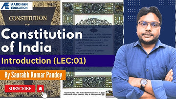 Indian Polity L 01 (Demo): Introduction by Saurabh Kr. Pandey (Aarohan Batch Course)