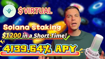 Stake VIRTUAL Now! 4139.64% APY Crypto Farming in 2025