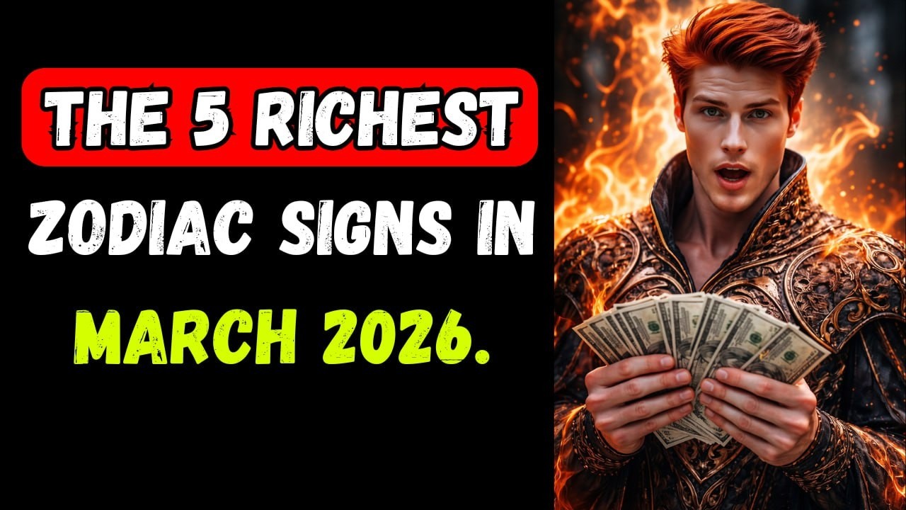 The 5 Richest Zodiac Signs in March 2026