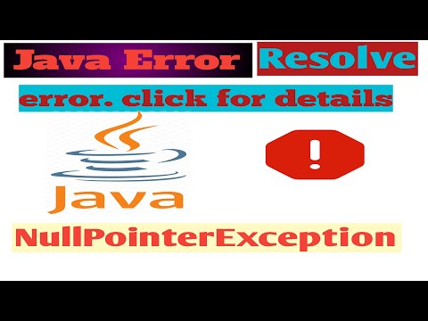 How To Fix Java Null Pointer Exception And Click For Details ? जावा एरर रिजॉल्व कैसे करें ?