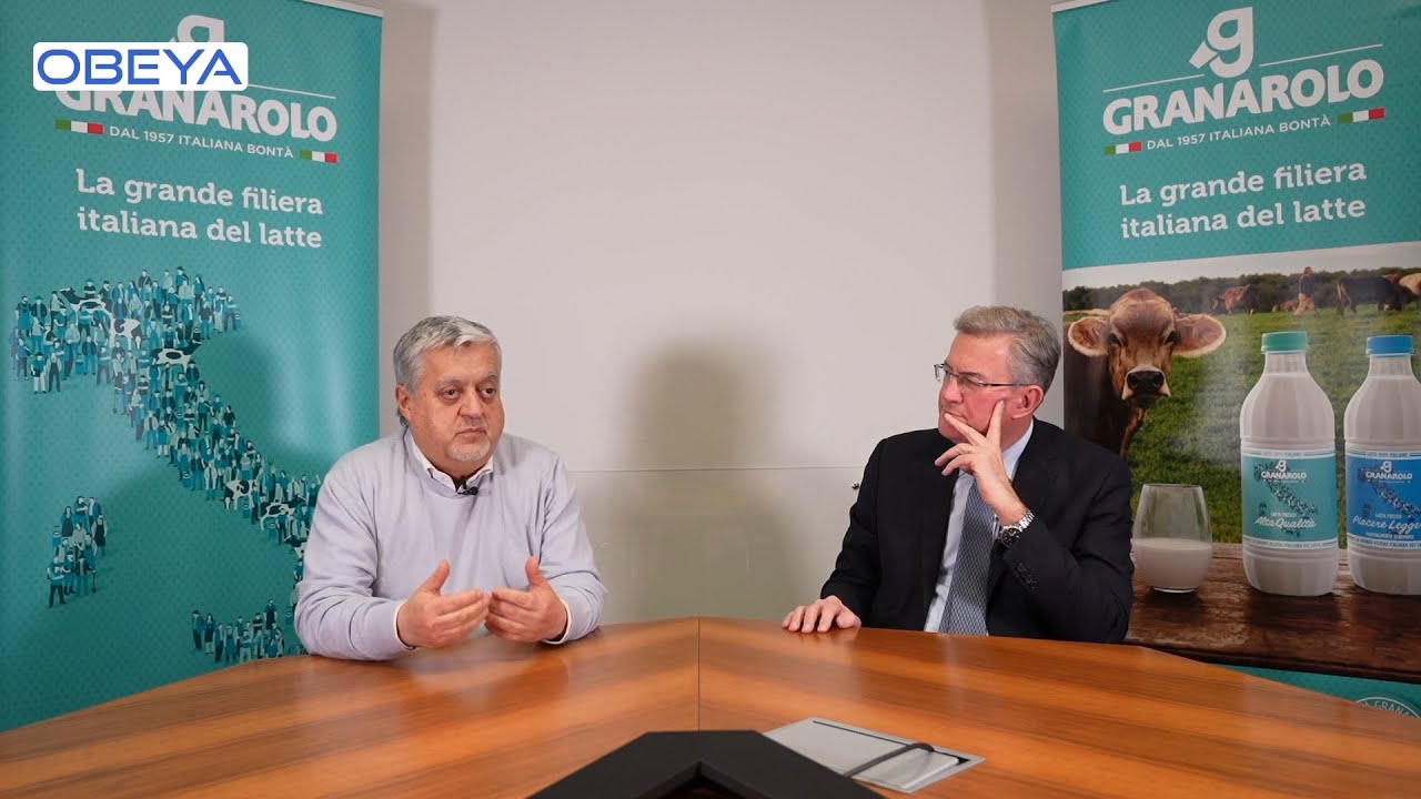 Gianpiero Calzolari Presidente di Granarolo ospite a OBEYA sul Canale 14 Teleromagna