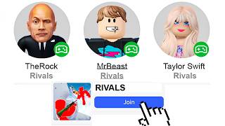 I found CELEBRITIES that secretly play Roblox Rivals...