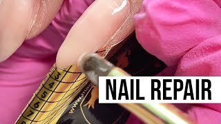 Hard Gel Nail Repair! Sculpting A New Nail ✨ screenshot 2