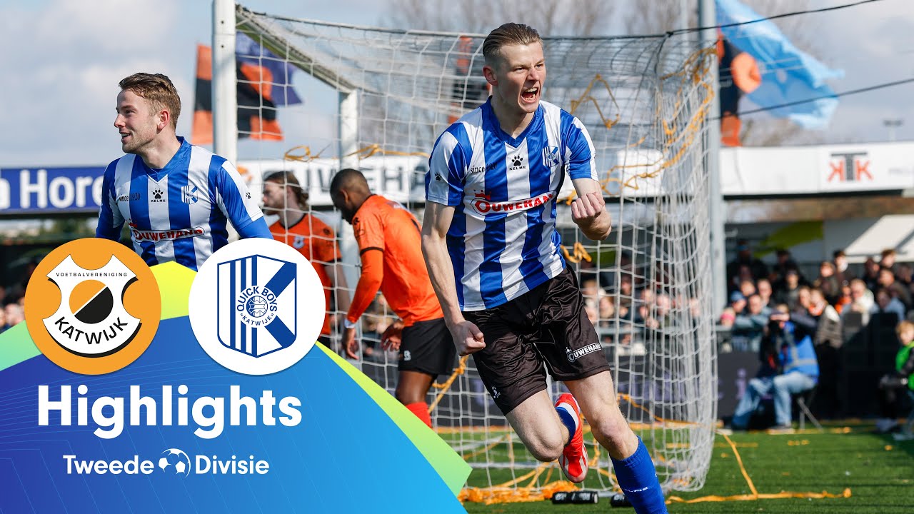 🔥 Verhitte DERBY op De Krom! | Highlights VV Katwijk - Quick Boys