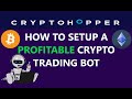 How to Setup A Profitable CryptoHopper Automated Bitcoin Crypto Trading Bearish Bullish EMA Strategy