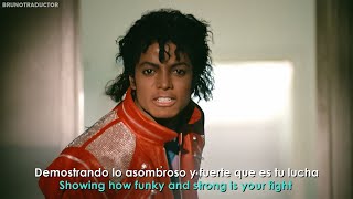 Michael Jackson - Beat It // Lyrics   Español // Video 